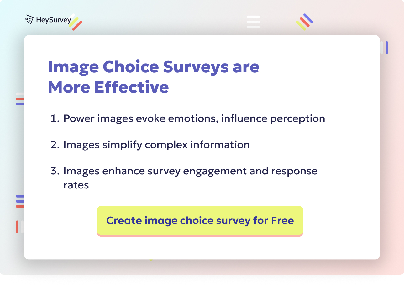 Example image for survey questions on training