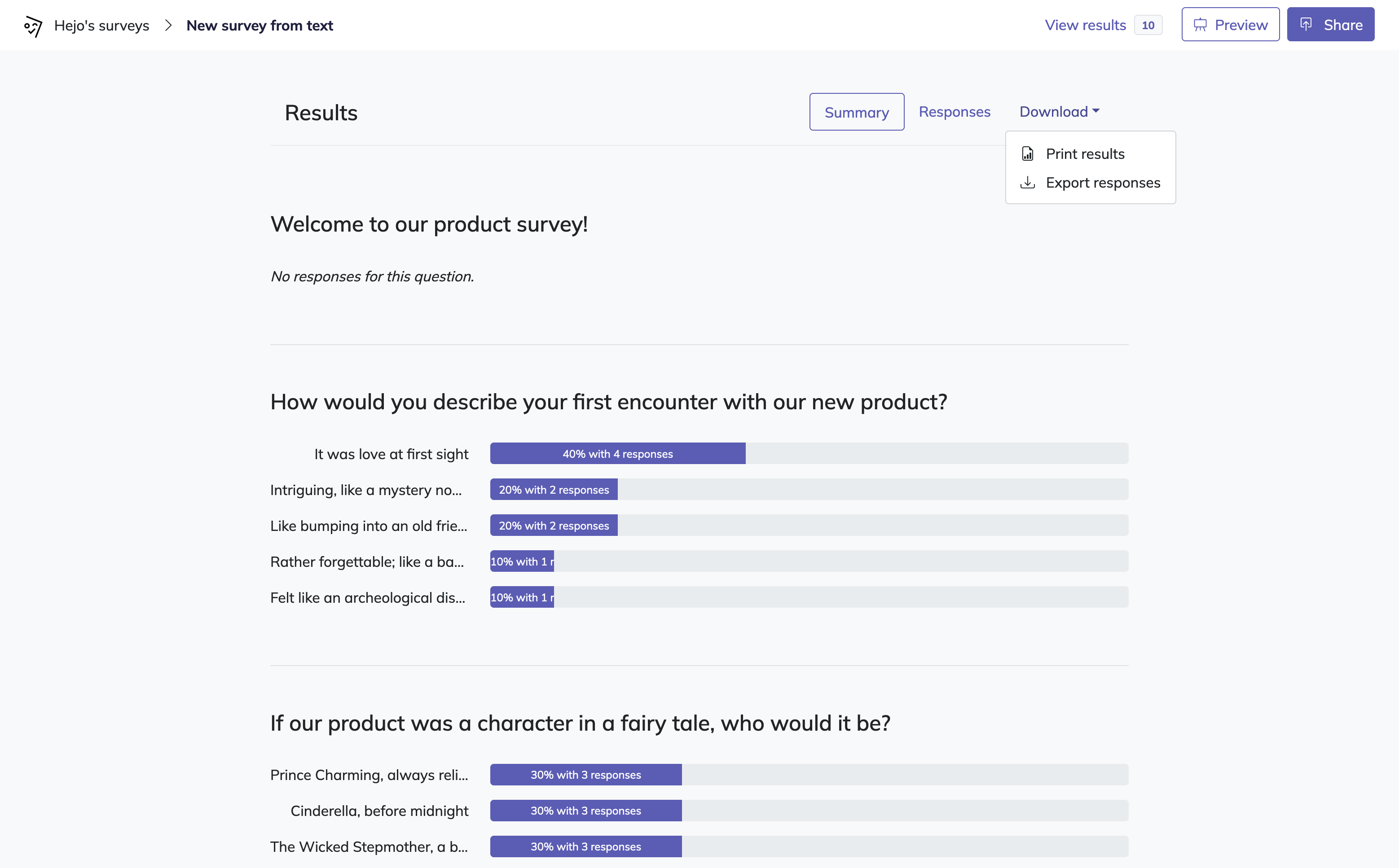 survey editor